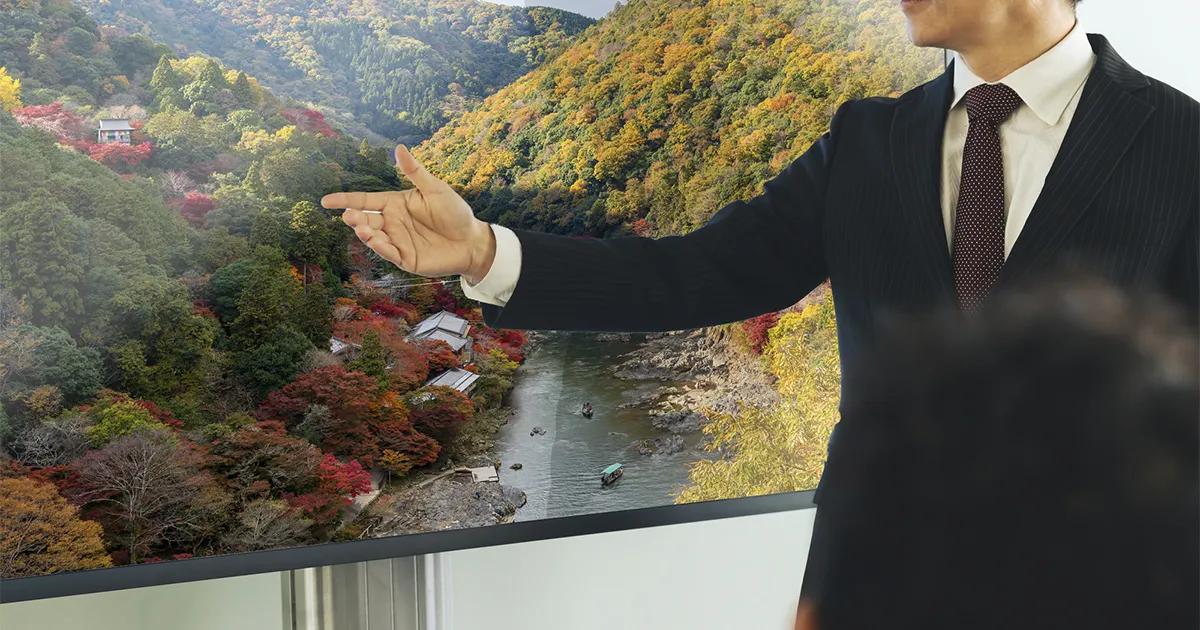 地域の魅力を全国・海外にリアルタイムで発信が可能。